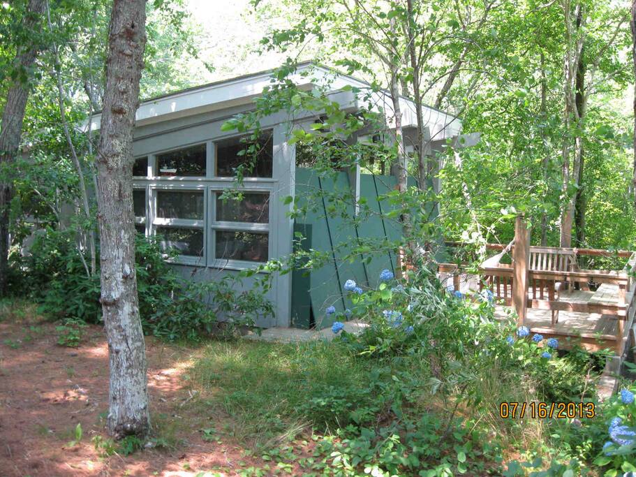 Cottage getting boarded up for the winter