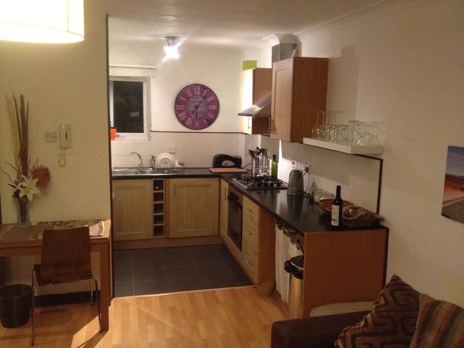 Open plan kitchen