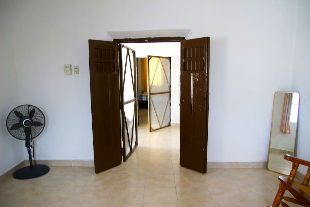Bedroom 1 and 2 entrances