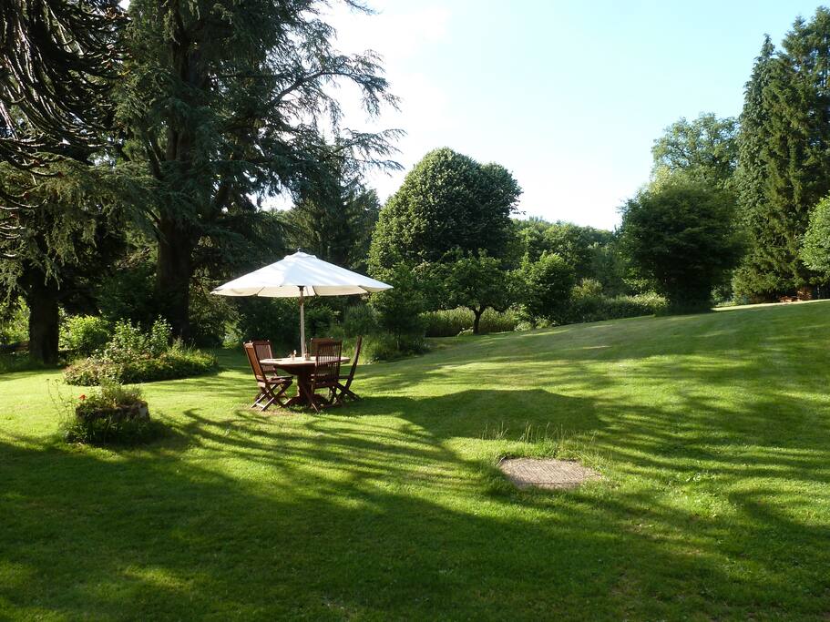 Garden to the rear of the house