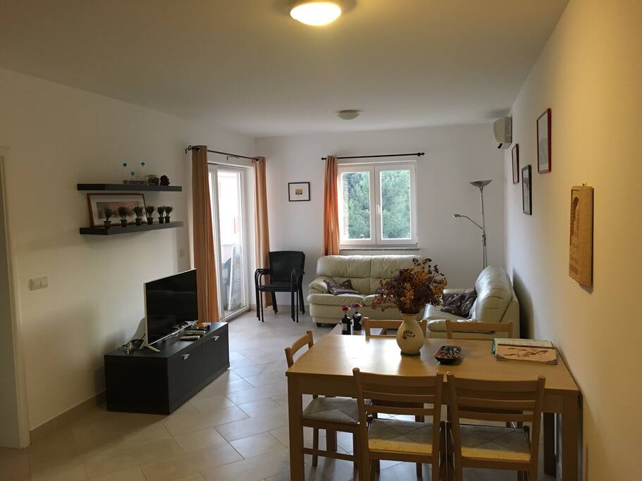 Large Sunny Spacious Living Area Leading Onto Sea View Balcony