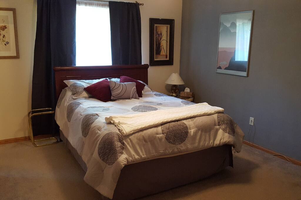 Owners suite is available for a little more, private bath and closet for hanging clothes, TV with cable.