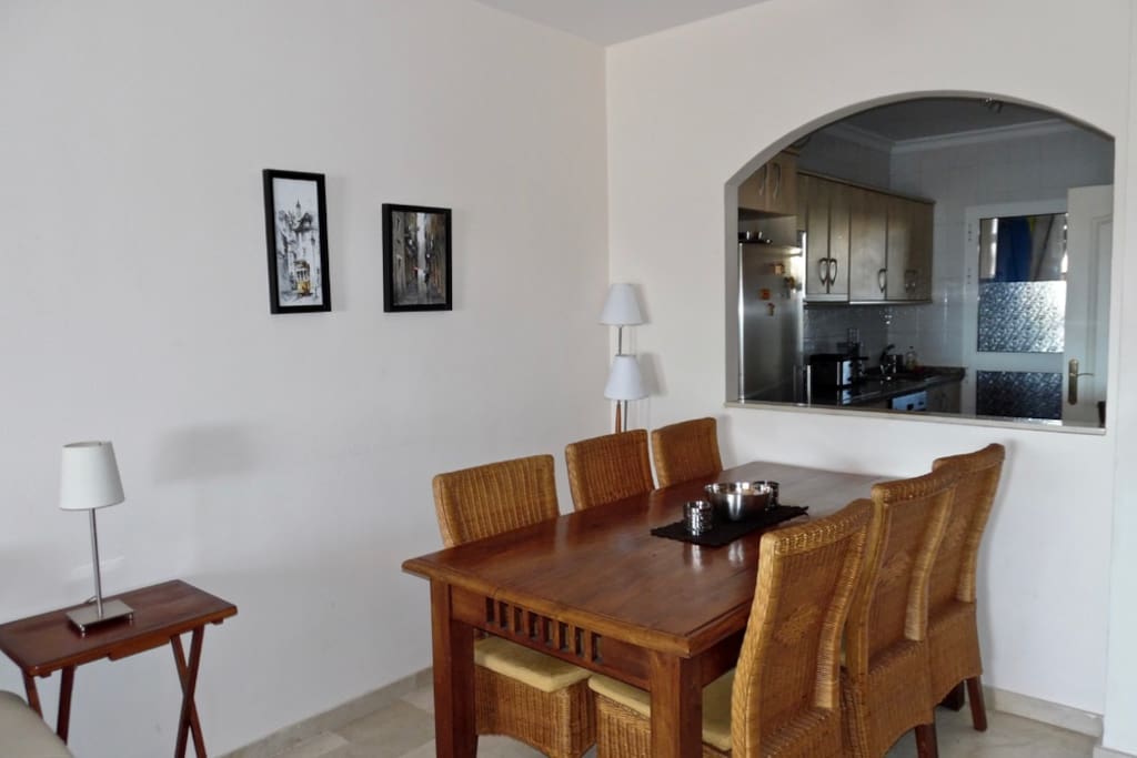 Living room & dining area