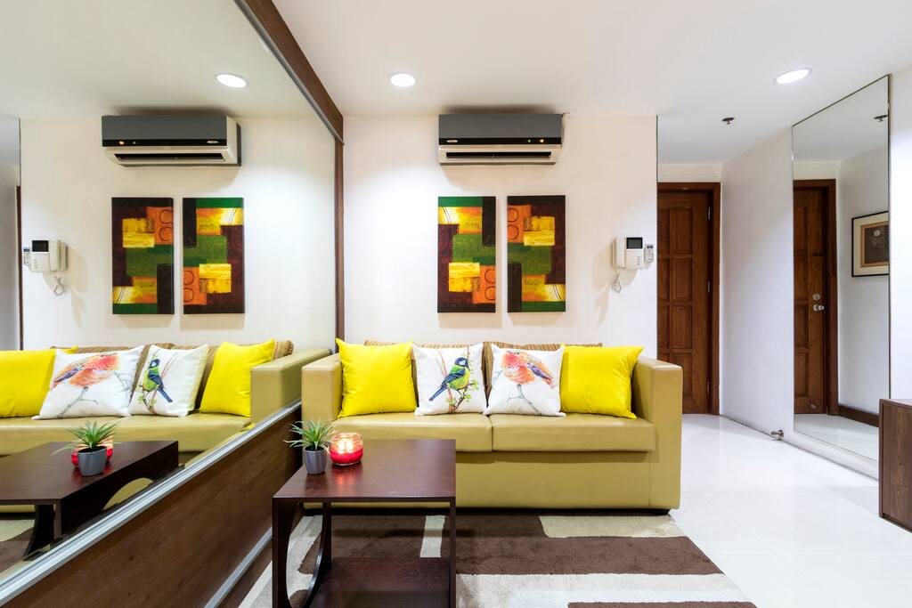 With a receiving area and a kitchenette to make you feel right at home!
