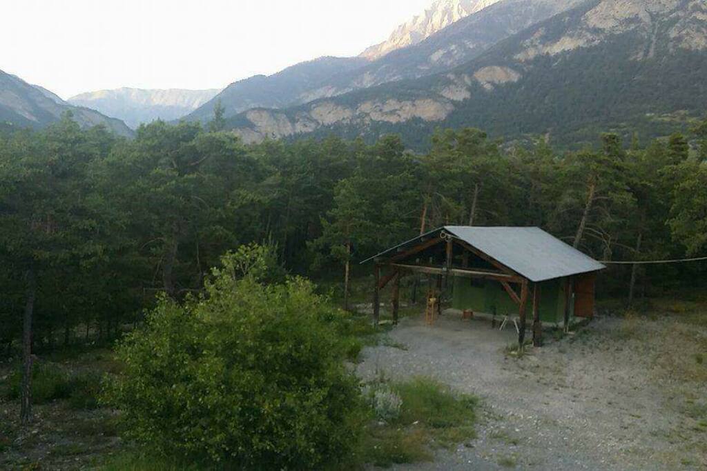 Notre abri de jardin.