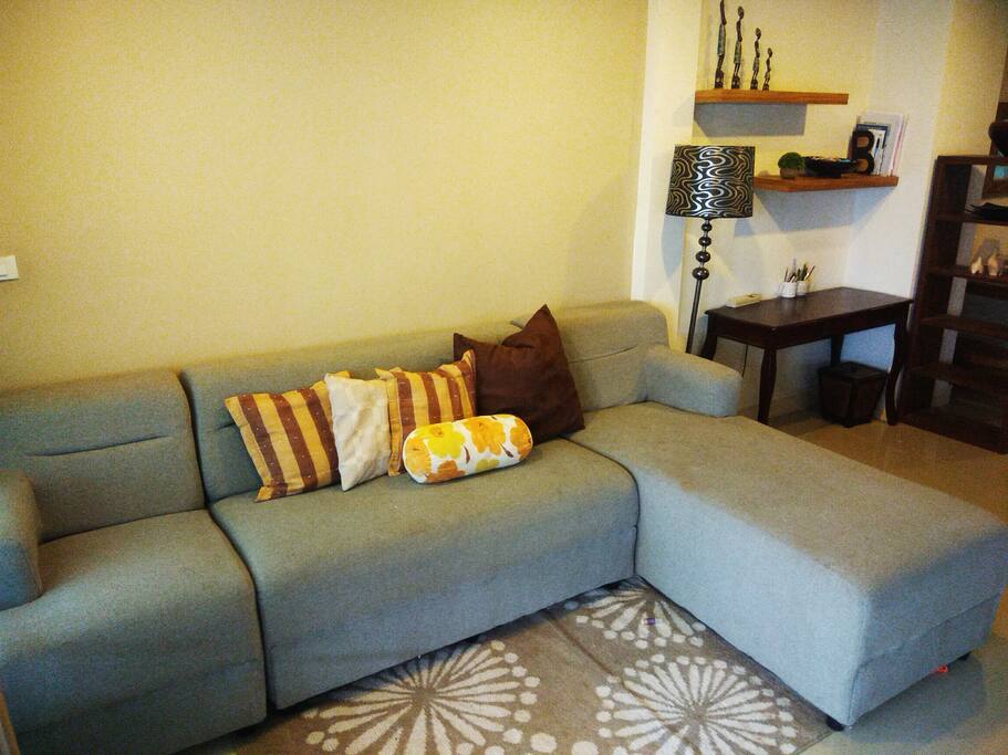 Sofar in living area