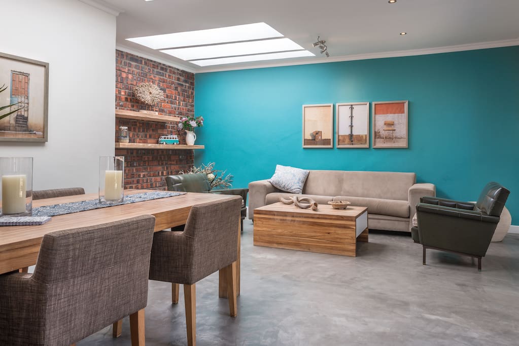 Dining and living area