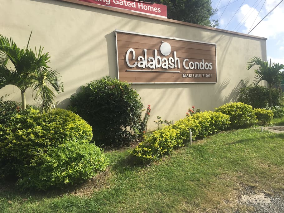 Newly built gated condominiums