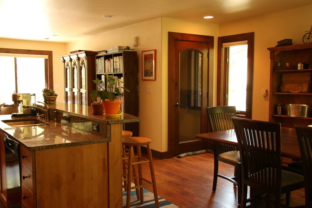 Dining room and living room