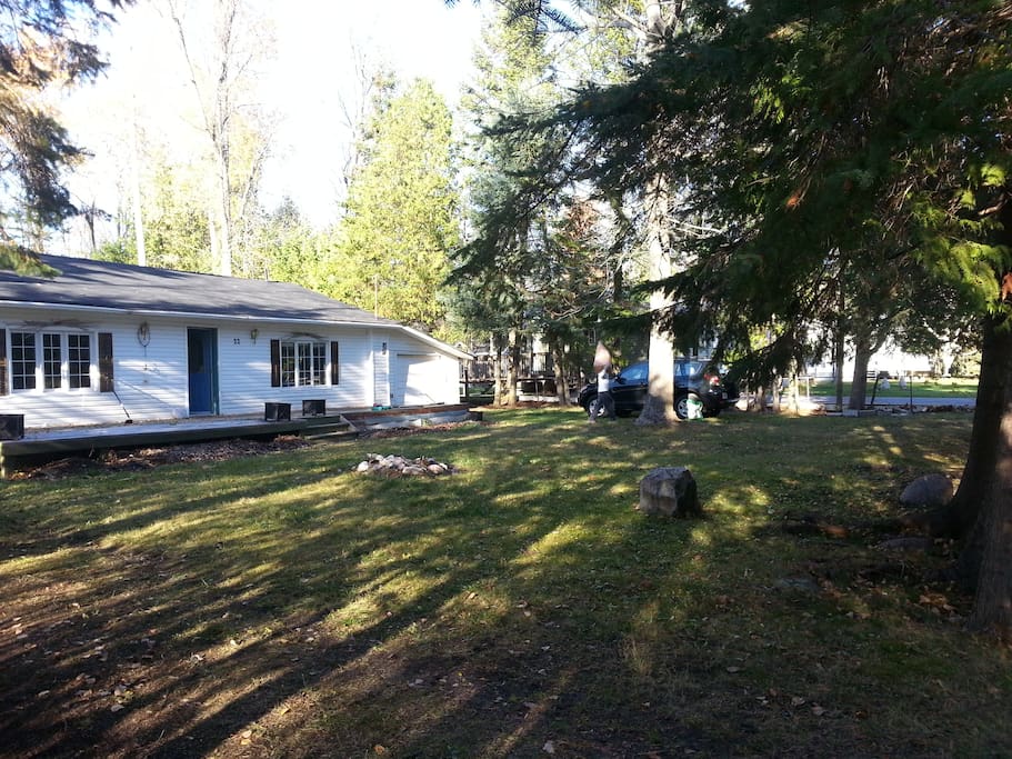Front of the cottage