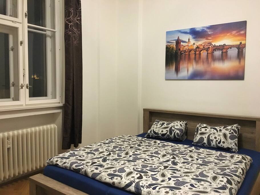 Large double bed