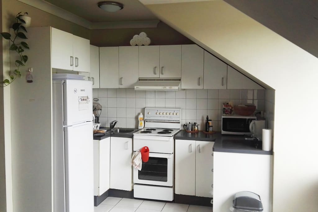 Tiny kitchen equipped with all you need.