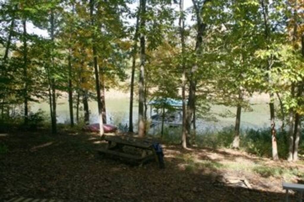 View from house to dock