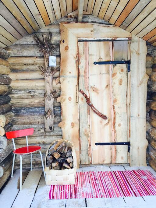 The sauna.