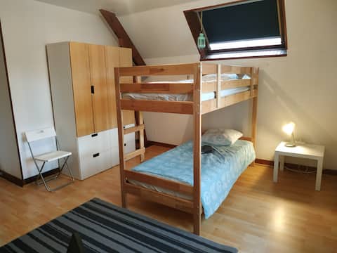 Studio 18 m2 10 minutes from Caen and the sea