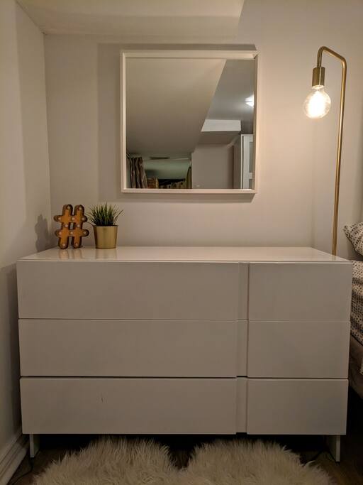 There is ample storage for all your belongings during your stay.