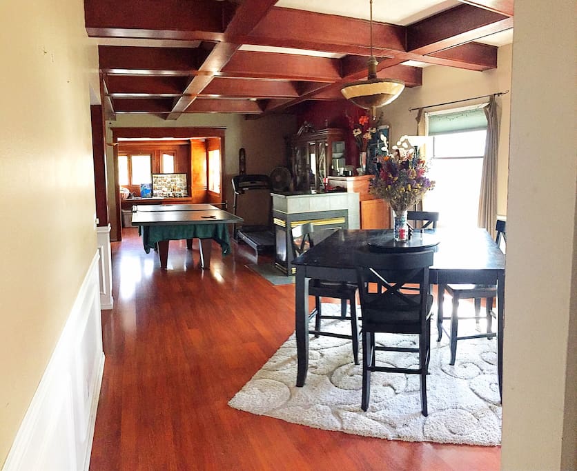 Main living space. One great room
