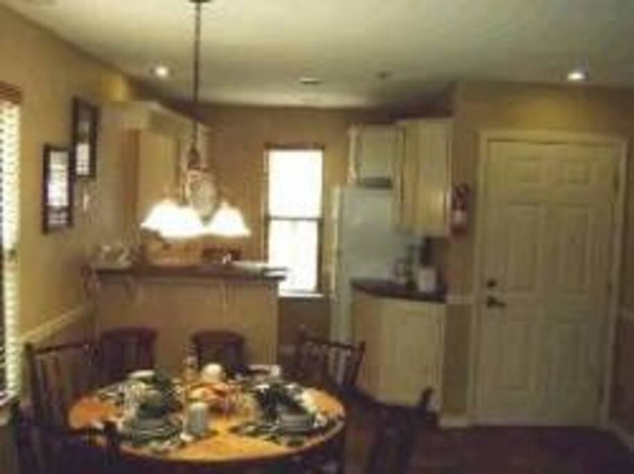 Dinning room and kitchen