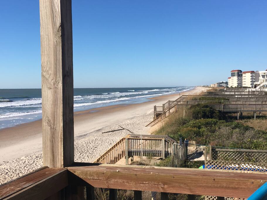 View from the private balcony.