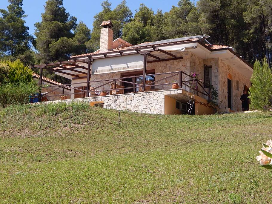The house from the outside.