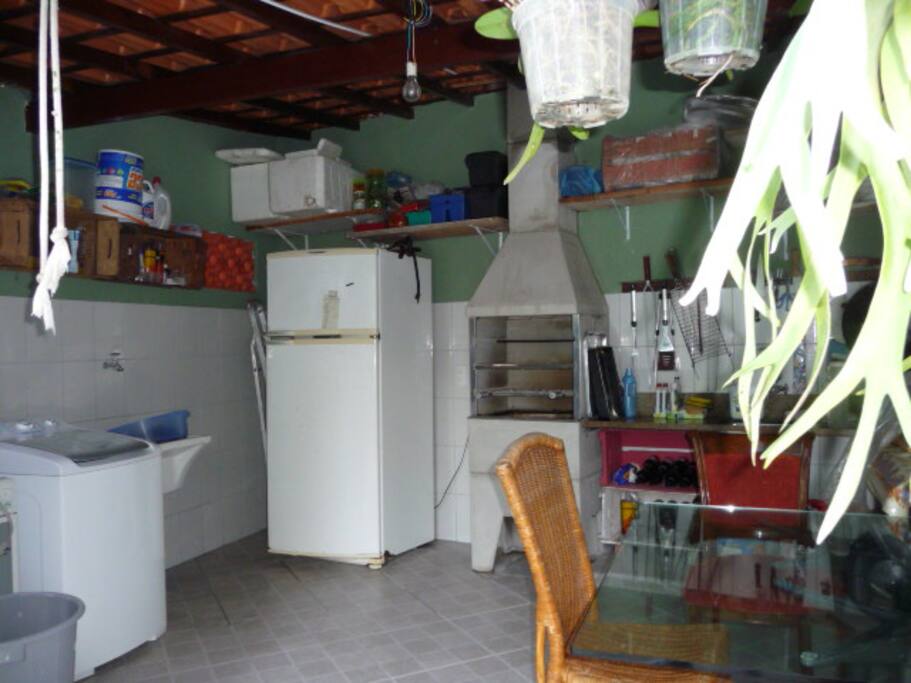 Laundry and BBQ area