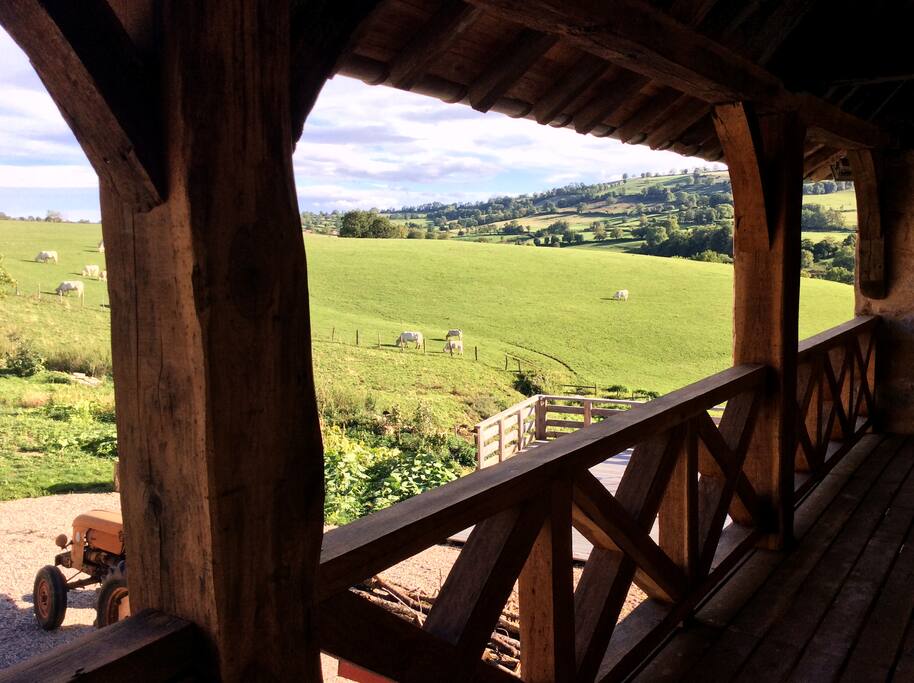 vue du balcon
