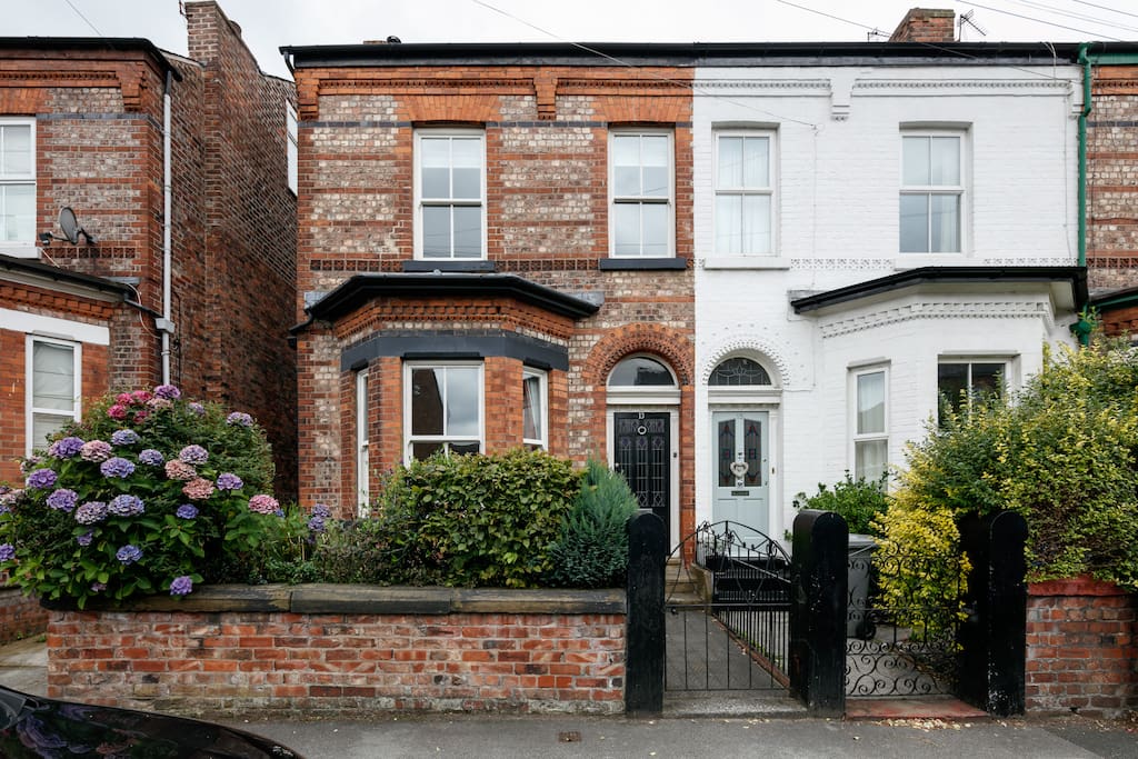 Front view of the house