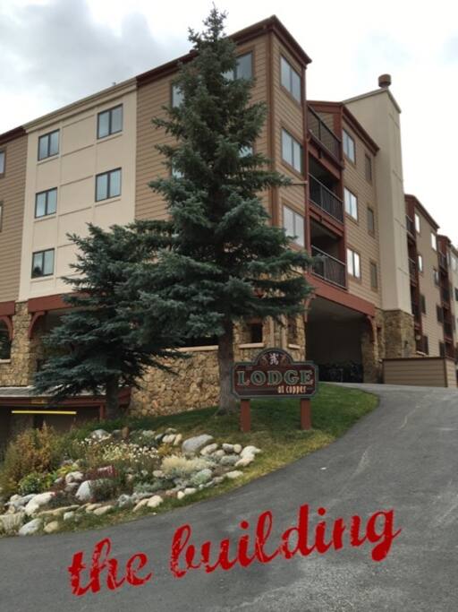 The building is in a nice setting and very close to Center Village!