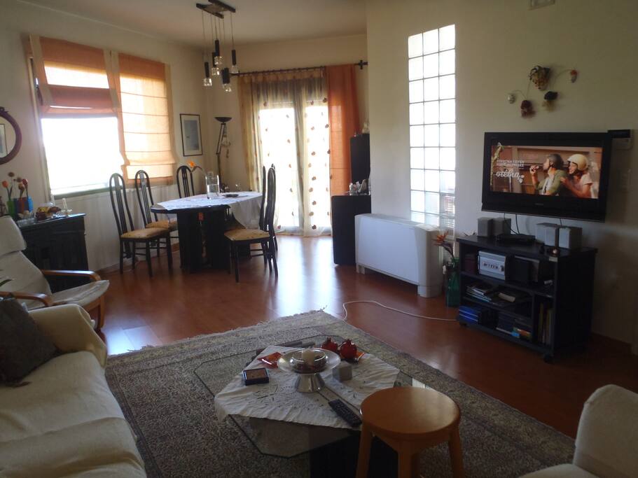 living room and dinning room