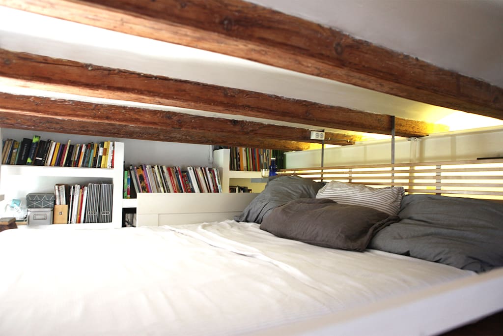 Loft double-bed.