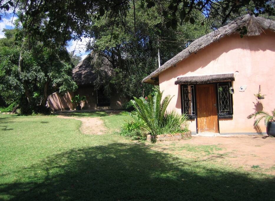 Lodges are located all around our beautiful gardens