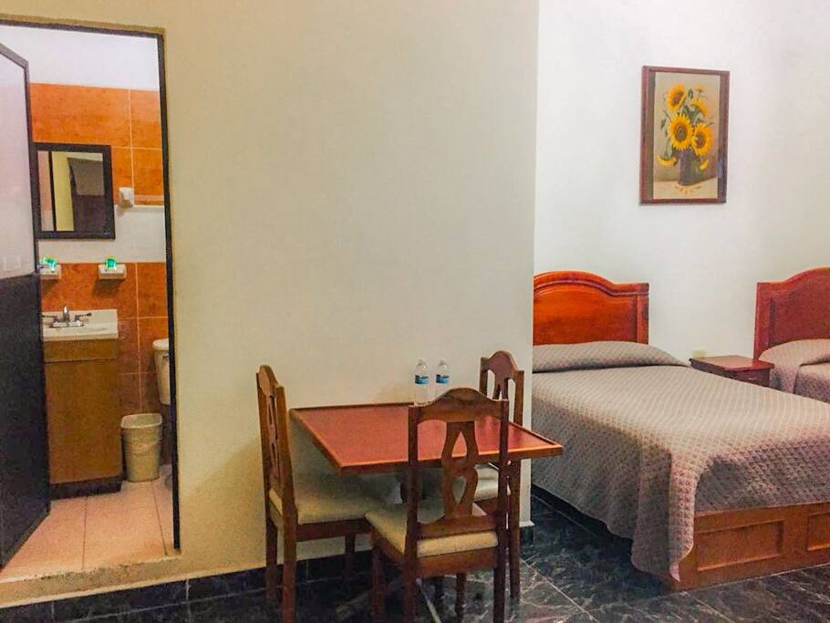 La habitación tiene un espacio deacuerdo a tus necesidades