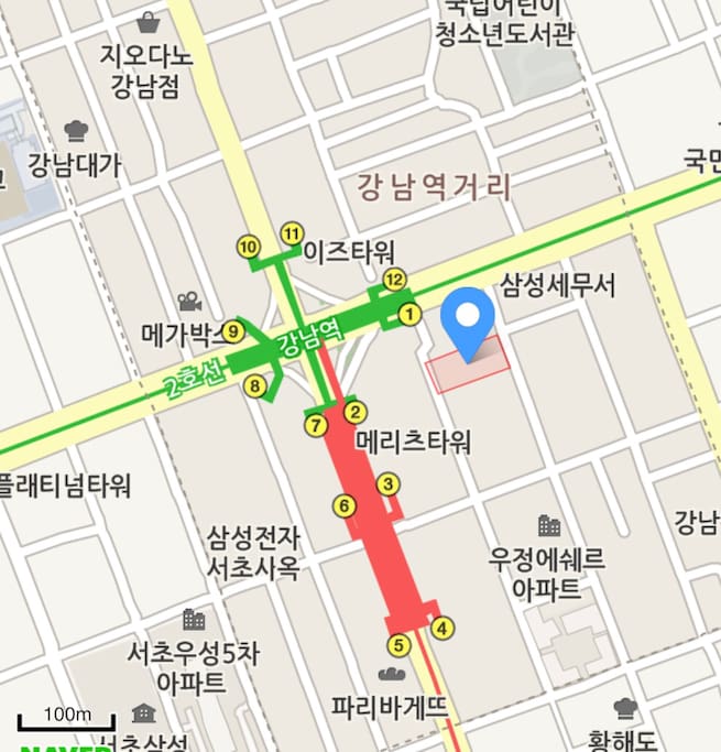Only 10 Sec From Gangnam Station