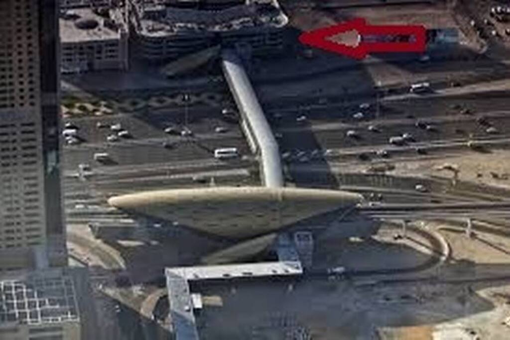 Aerial View of the Metro Station