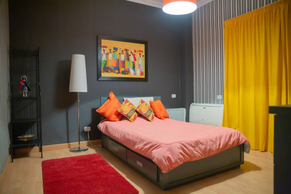 Your colorful and comfortable bedroom