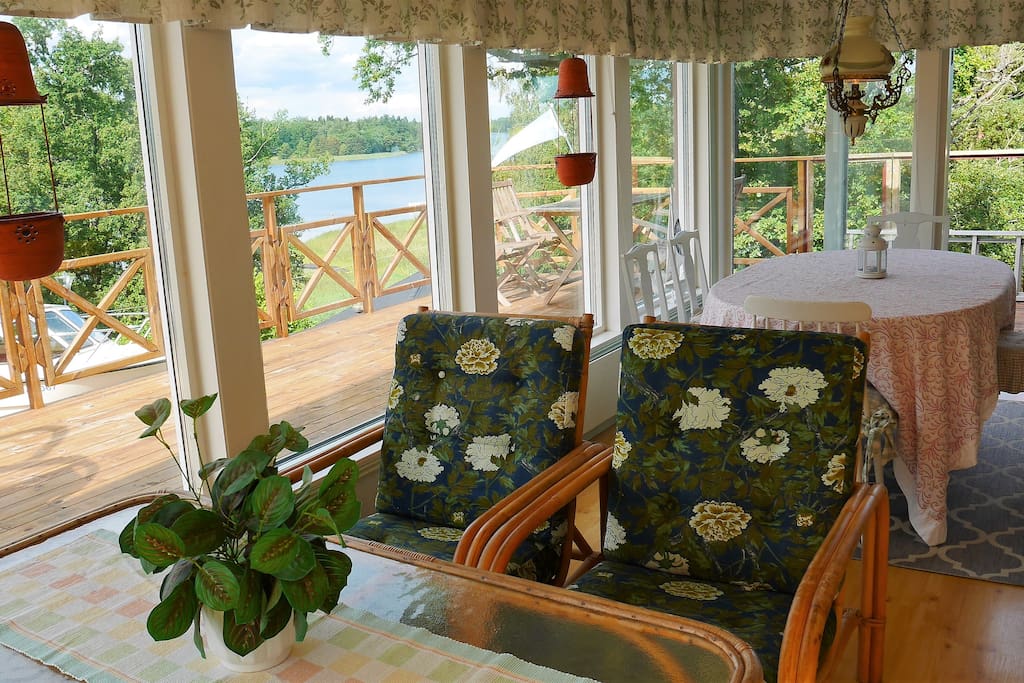 Relax in the sun room