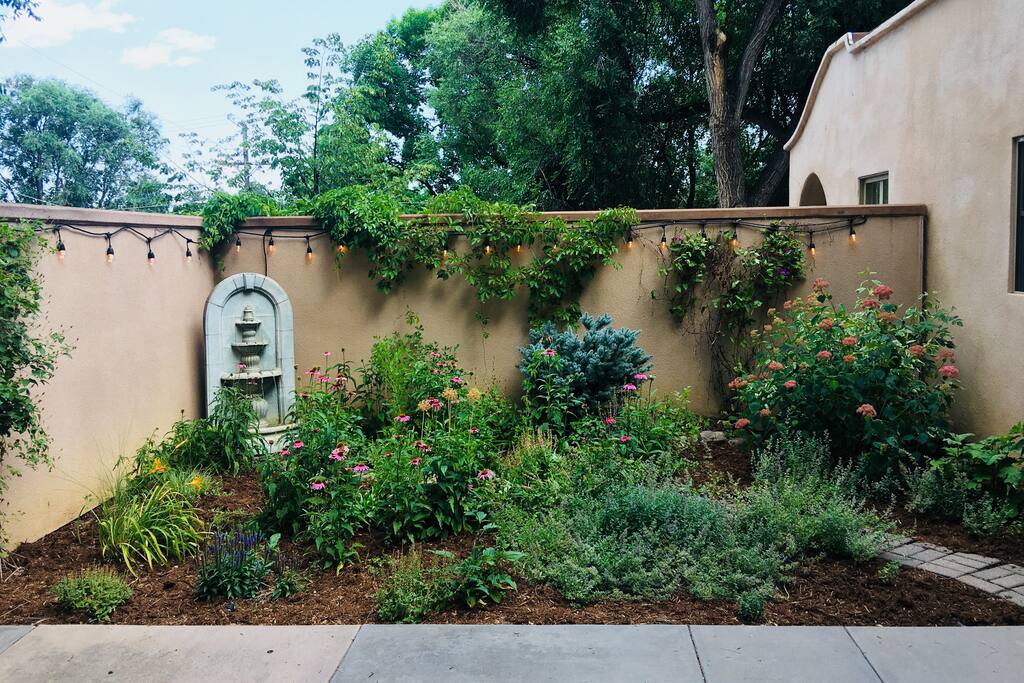 Courtyard and fountain