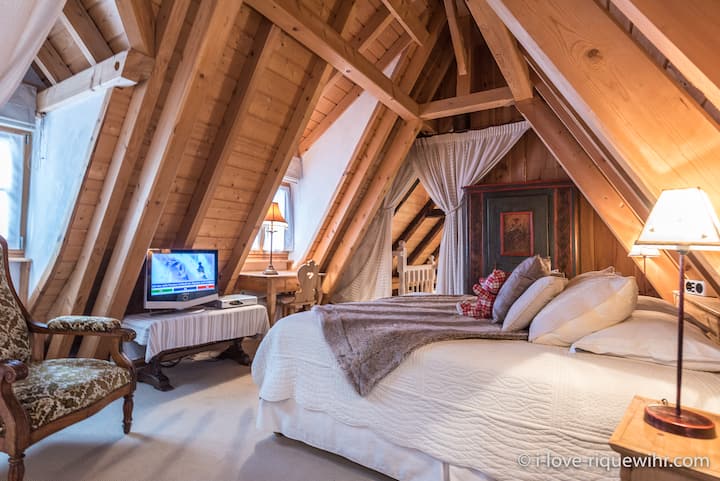 Alsatian style medieval house