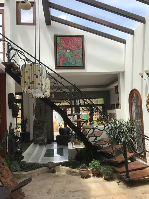 Interior garden patio