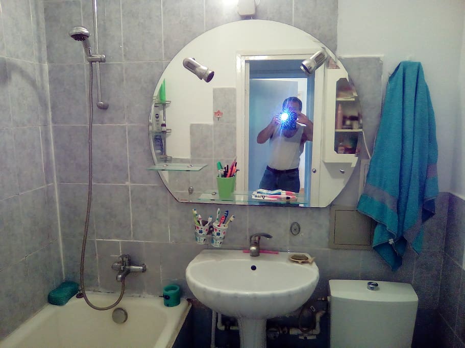 The bathroom