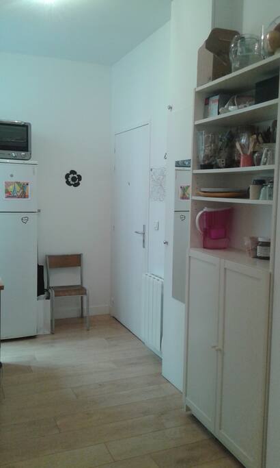 entry and pantry kitchen