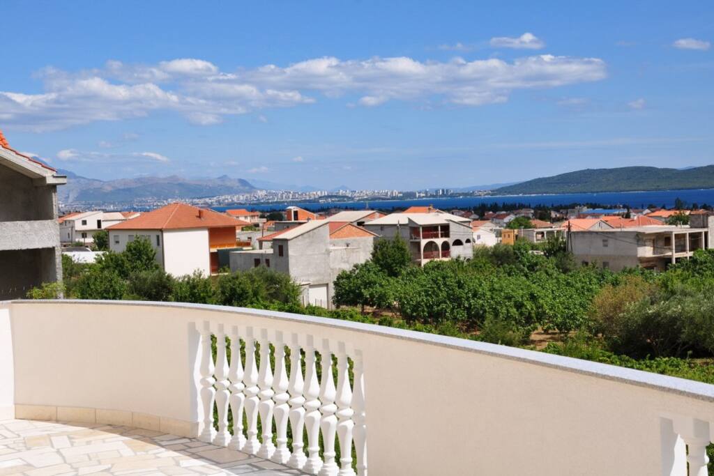 Aussicht vom Balkon