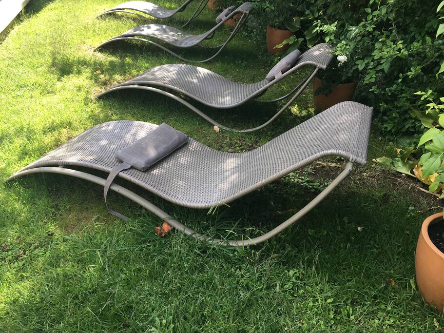 Repos au jardin
