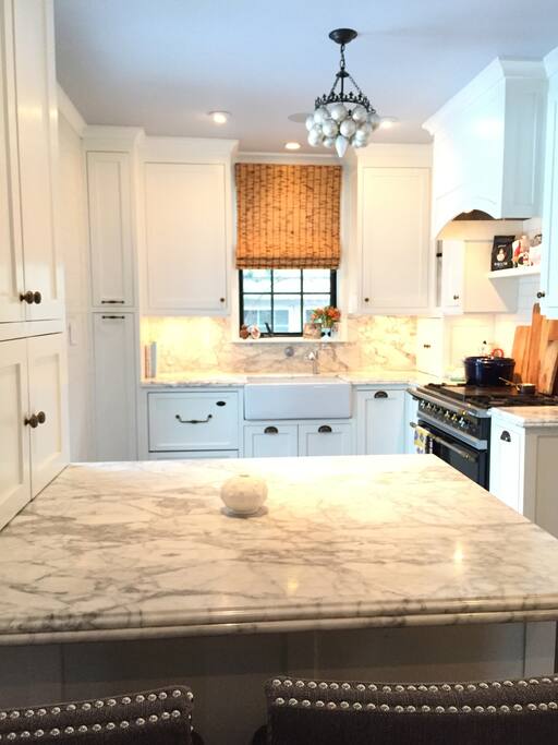 Kitchen with Sliding Door to Patio