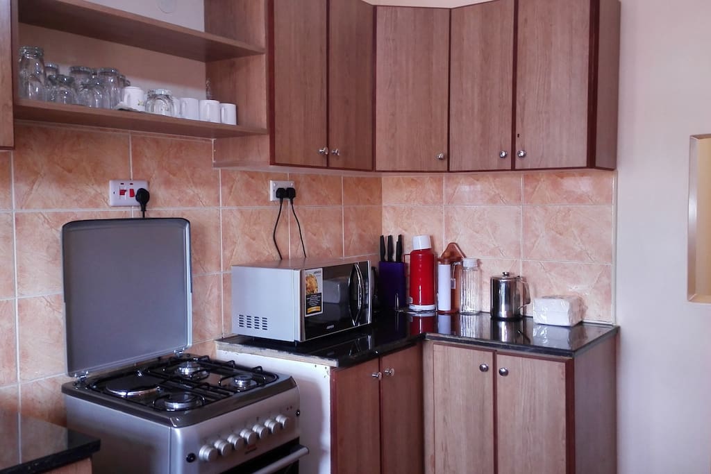 well equipped kitchen