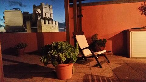 Penthouse in the center overlooking the tower