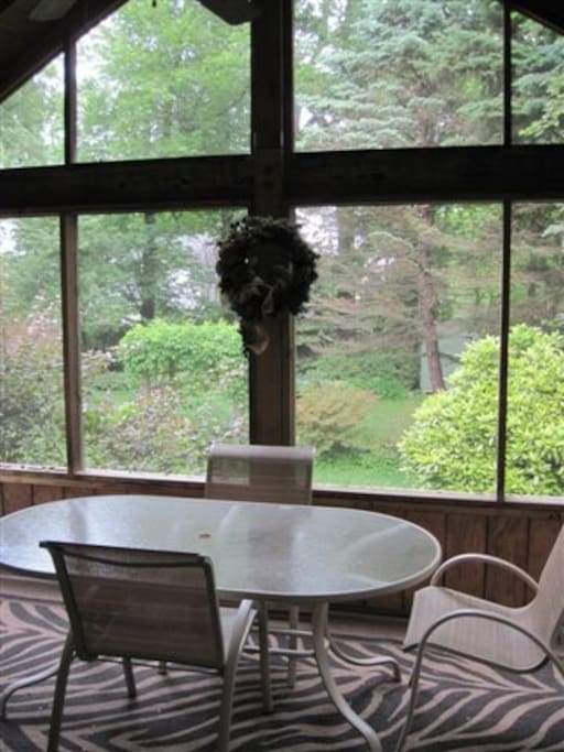 Screened Porch w/Ceiling Fan