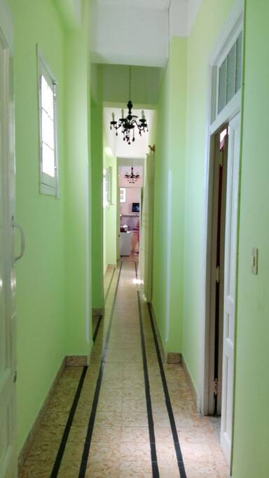 pasillo interior