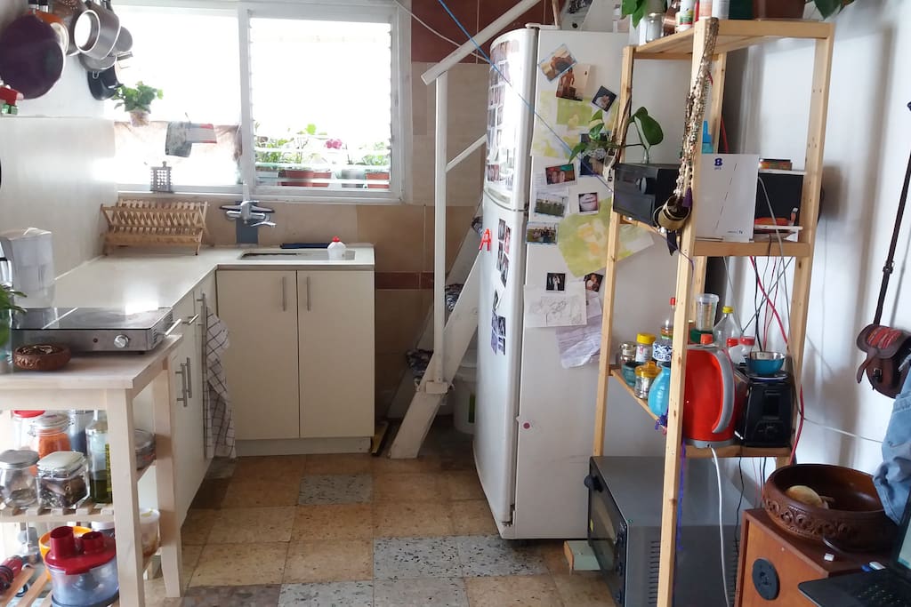 Kitchen and access to Bedroom