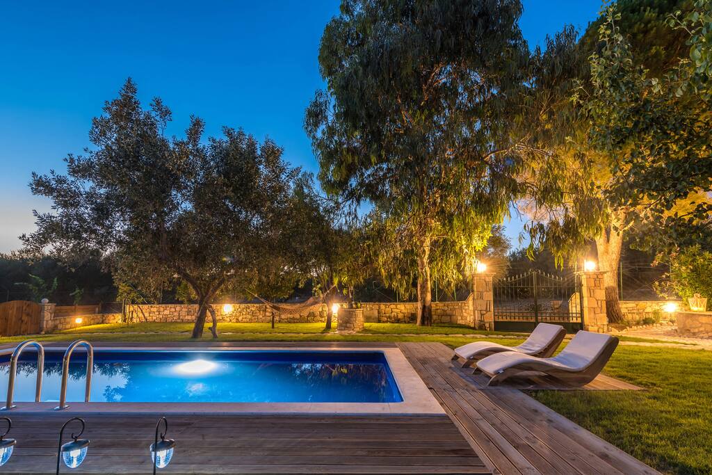 Summer Evening, Swimming Pool